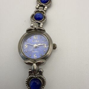 EYKI Women’s Stainless Steel Watch Water Resistant Elegant With Blue Stones